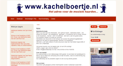Desktop Screenshot of kachelboertje.nl