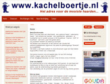 Tablet Screenshot of kachelboertje.nl